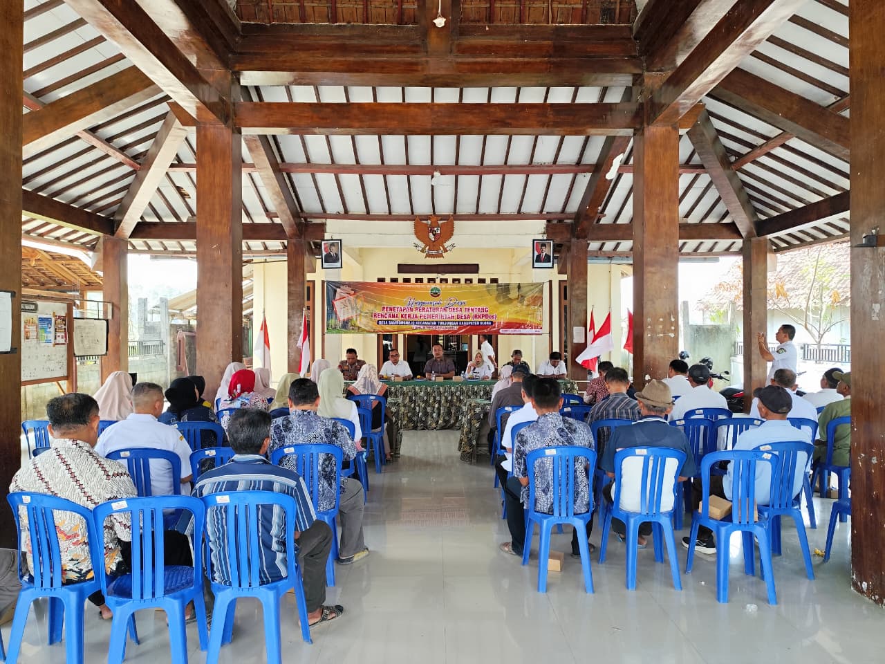 Pelaksanaan Musdes pembahasan usulan dan penetapan RKPDes Tahun Anggaran 2027 Desa Sambongrejo Kecamatan Tunjungan Kabupaten Blora